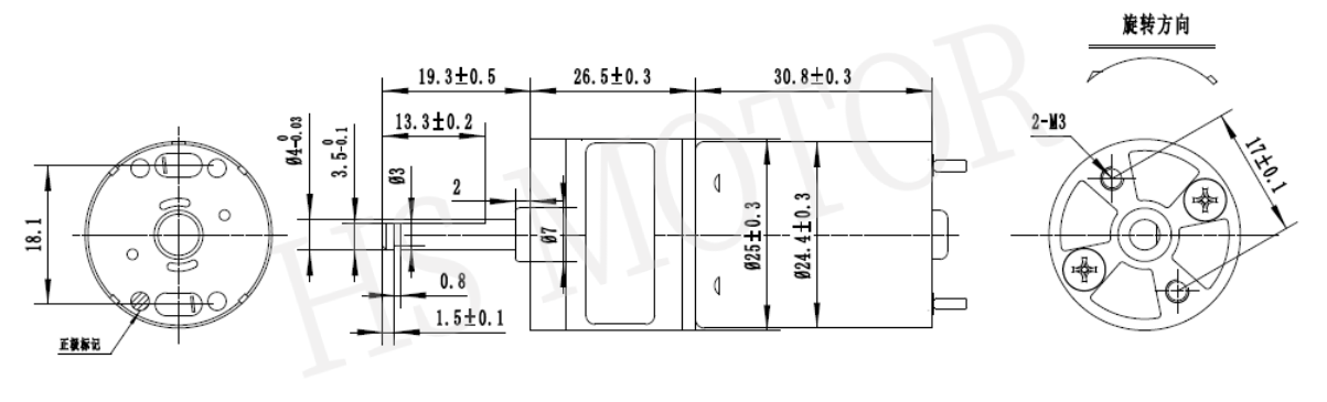 25齿轮箱外形图