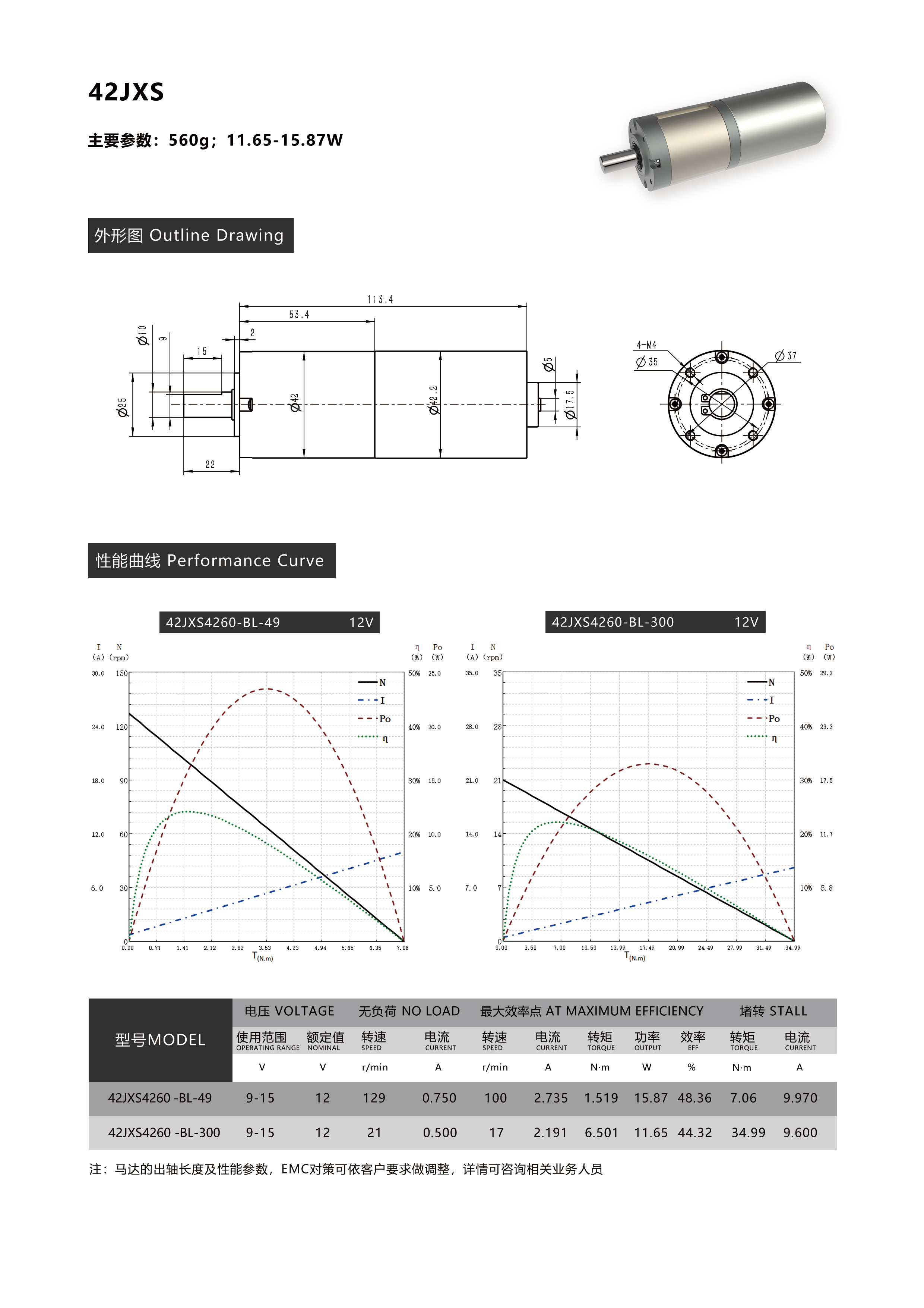 42jxs 42行星齿轮箱