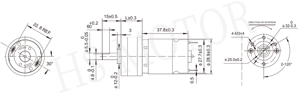 32齿轮箱外形图